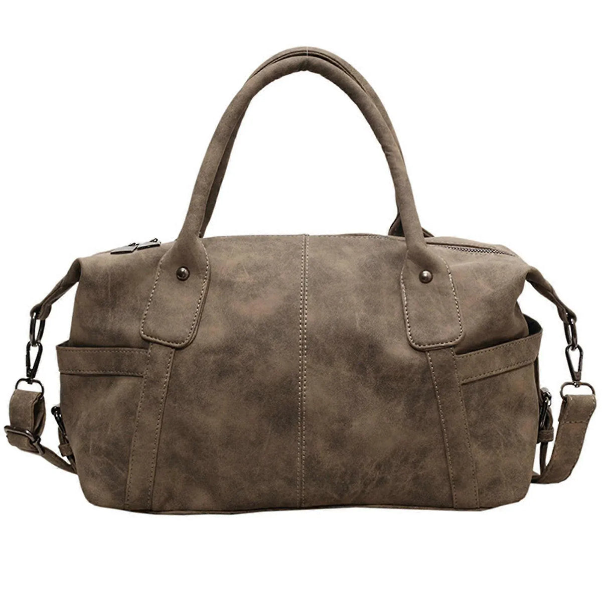 Julia - Sac à Main Bowling Femme Vintage couleur marron