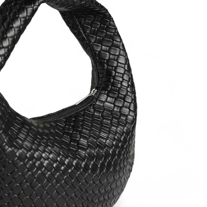 sac KAM petit sac à main cuir vegan noir élégant, format compact et chic, idéal pour sorties, soirées et rendez-vous avec style