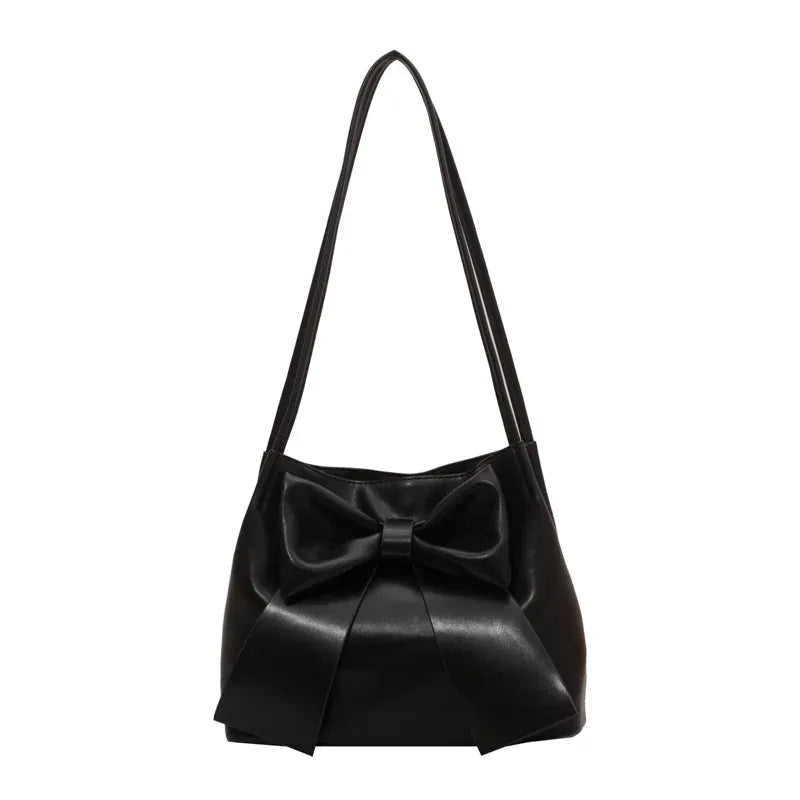 KARY - Sac à Main de Cours Léger à Nœud Femme pour Cahiers, Documents et Essentiels du Quotidien