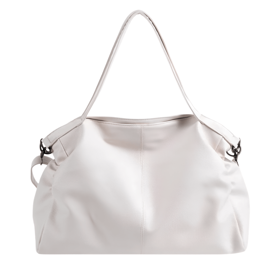 lea-sac-a-main-de-cours-en-cuir-synthetique souple-beige