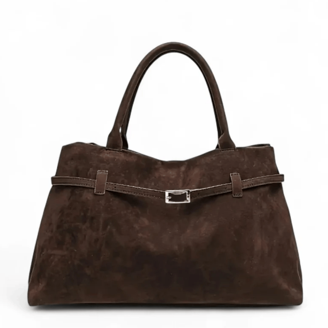 LEONIE - Grand Sac à Main Élégant en Daim