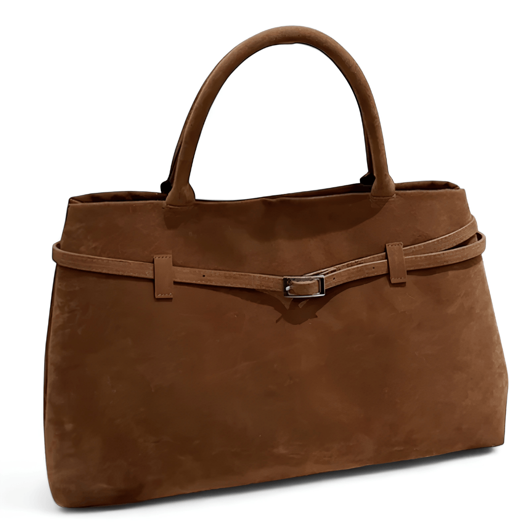 LEONIE - Grand Sac à Main Élégant en Daim