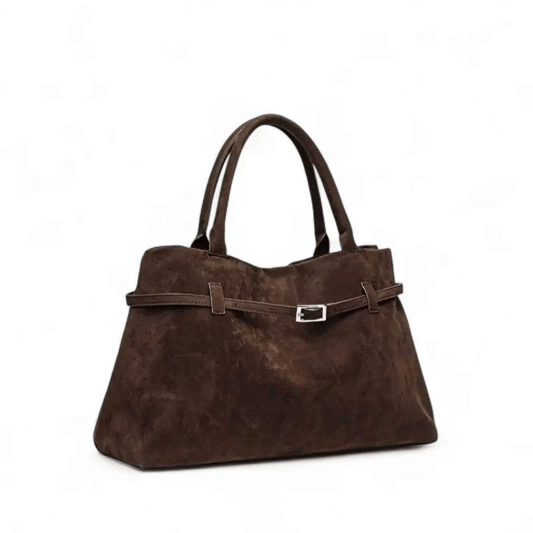 LEONIE - Grand Sac à Main Élégant en Daim