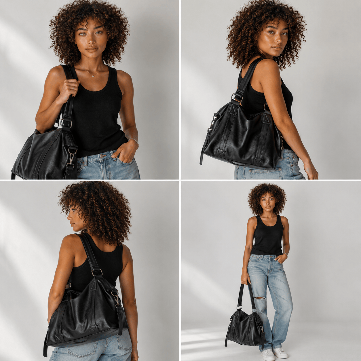 LISA - Grand Sac à Main de Cours Élégant