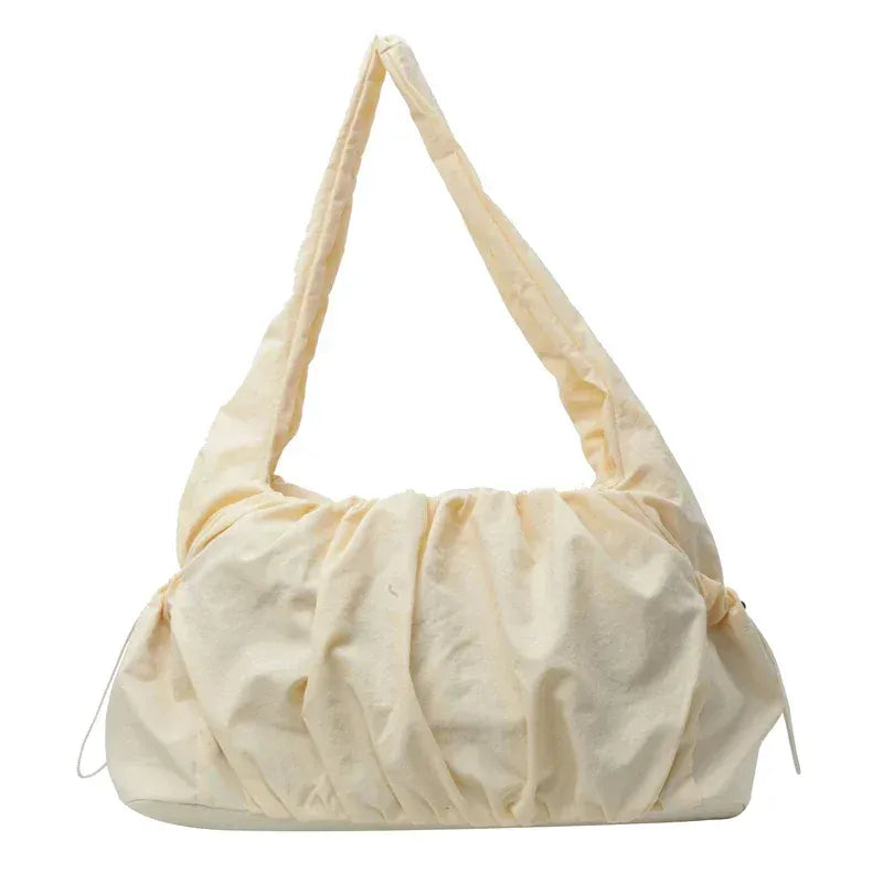 LOUISA - Sac à Main en Tissu à Fermeture Éclair Femme, format pratique pour téléphone, portefeuille, maquillage et essentiels, couleur jaune