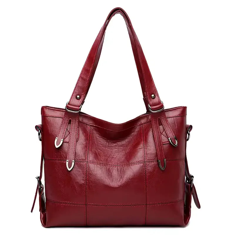 LUNA - Sac à Main de Cours Cuir Souple Vintage