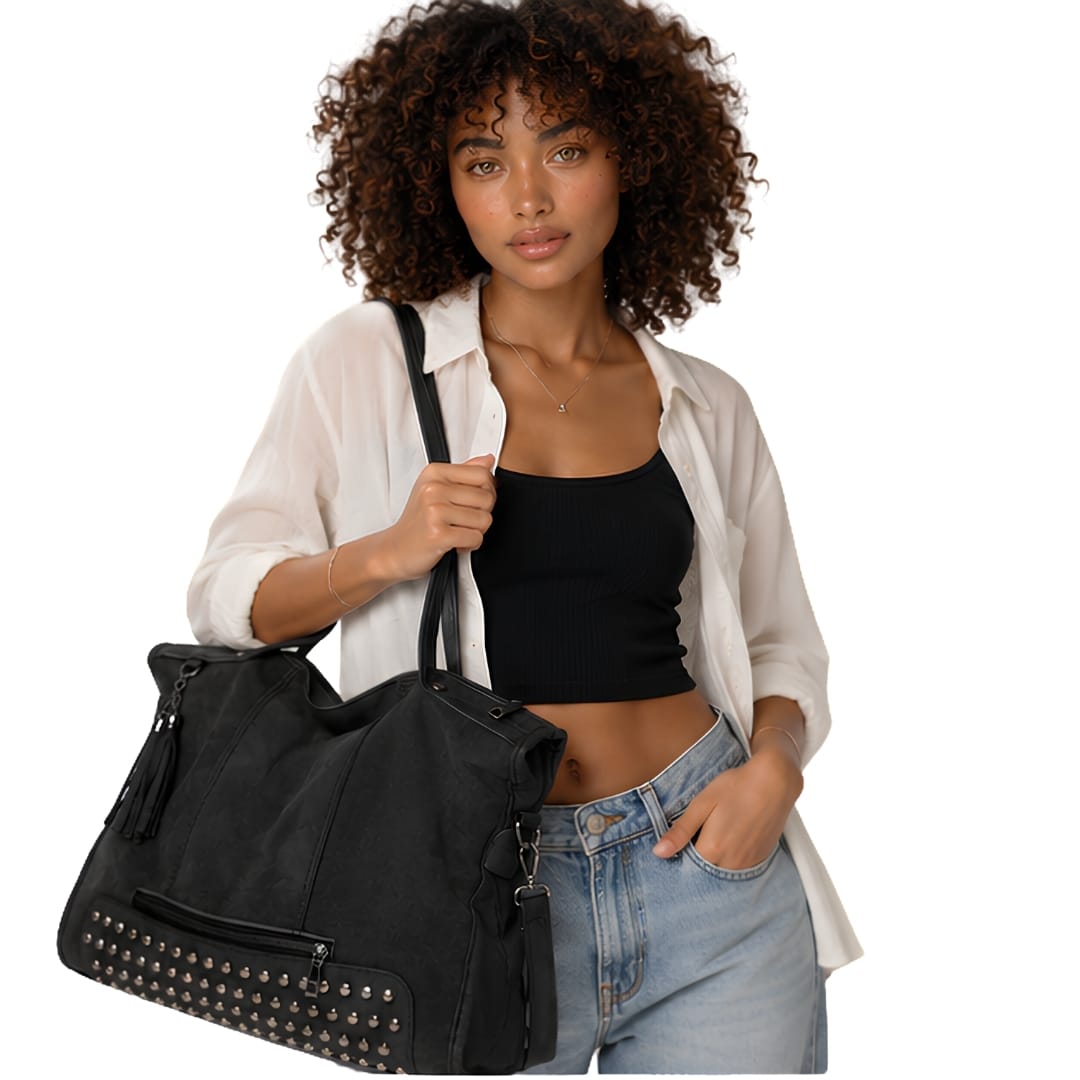 MAELIA - Sac à Main de Cours Rétro à Bandoulière
