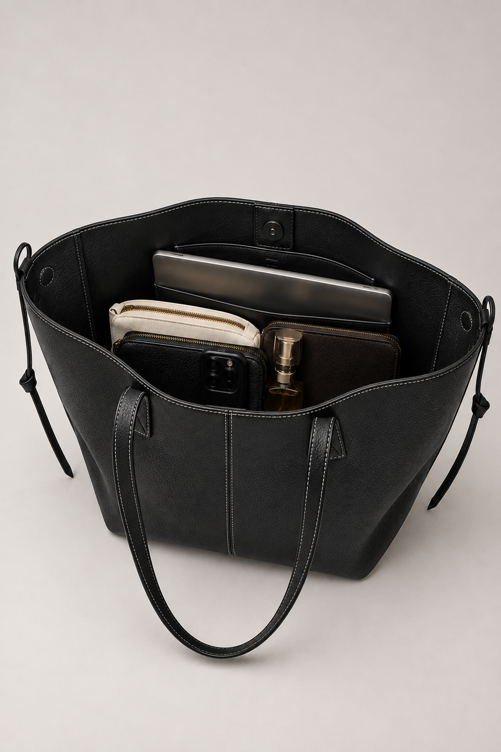 BELLA - Grand Sac à main Cabas Cuir