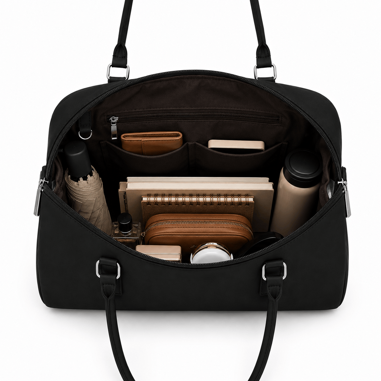 MARINA - Sac à Main de Cours en Bandoulière en Cuir