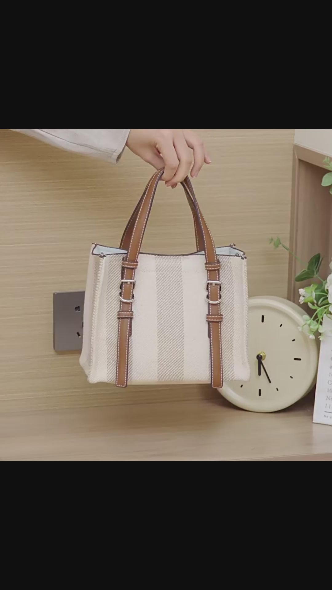 NATHY - Petit Sac à Main de Cours en Bandoulière Femme, format compact pour téléphone, portefeuille, clés et essentiels beige