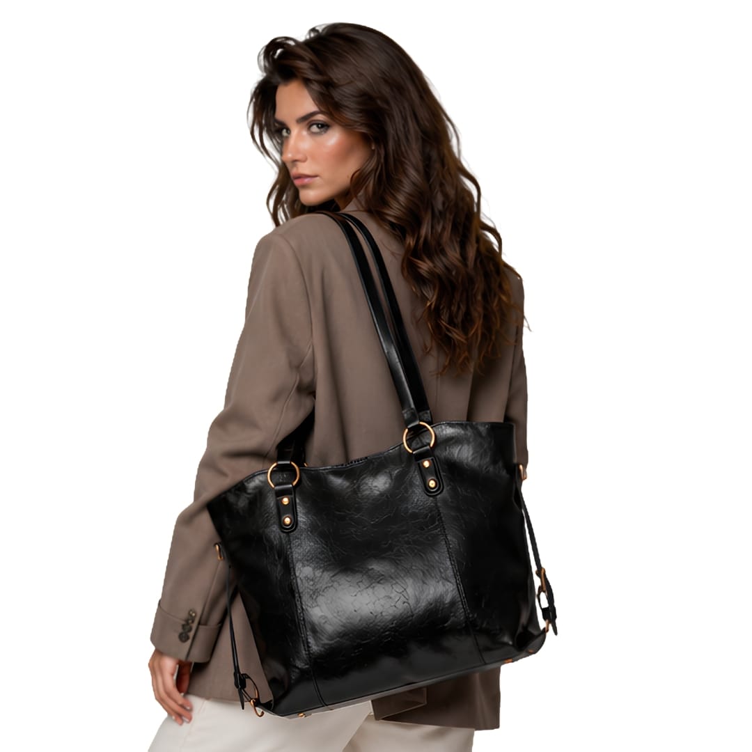 ROSE - Grand Sac à Main de Cours Élégant