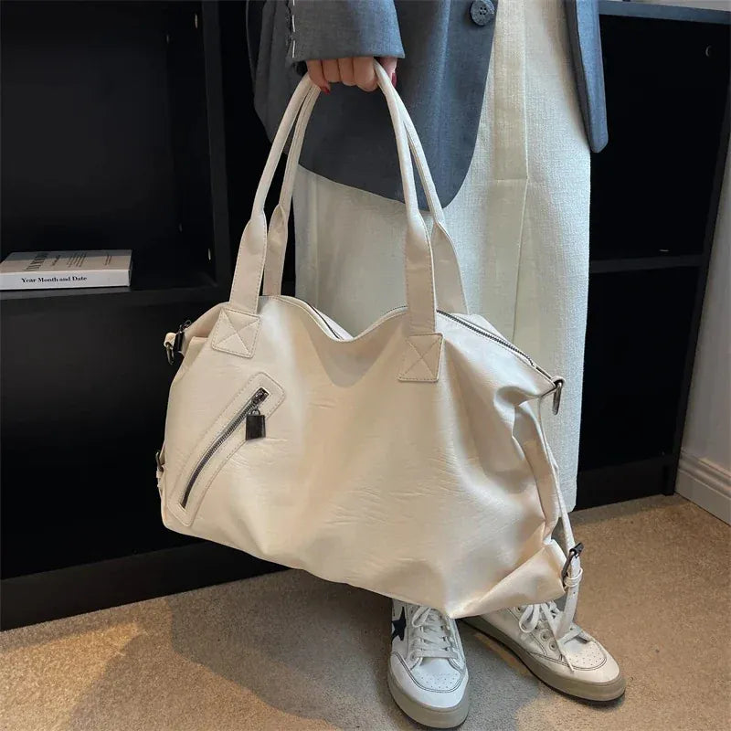 NATALIA sac bandoulière femme en cuir souple pour lycée ordinateur 15 pouces