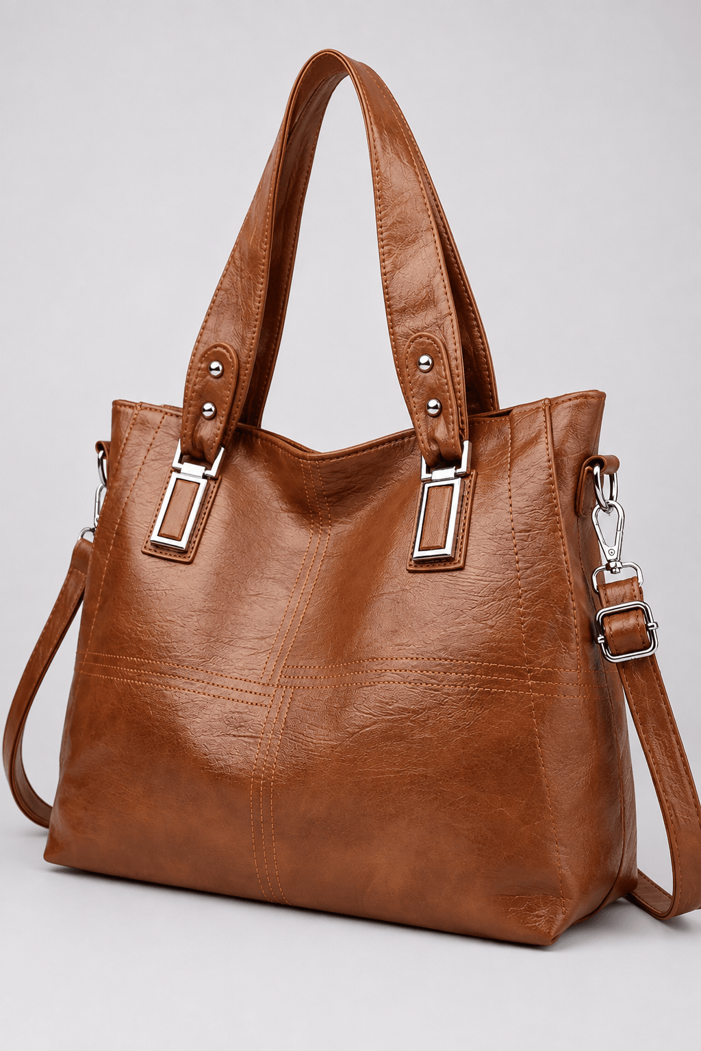 ROSALINE - Sac à Main de Cours à Bandoulière en Cuir