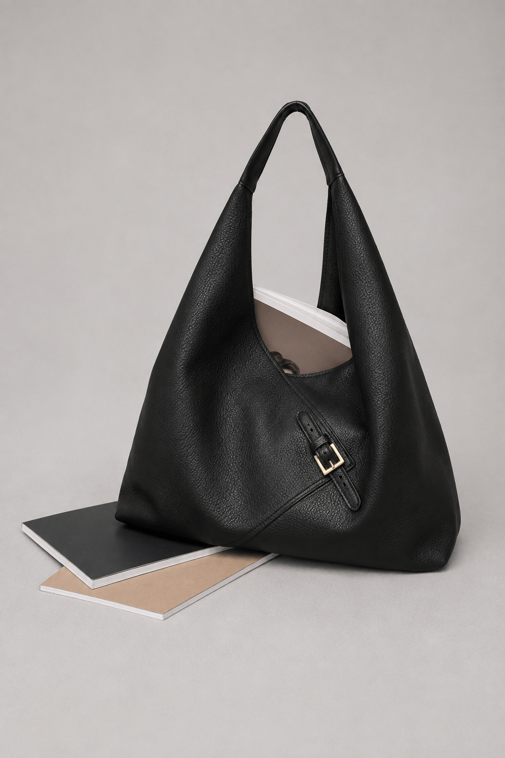 ALICIA - Grand Sac à Main de Cours en Cuir Souple