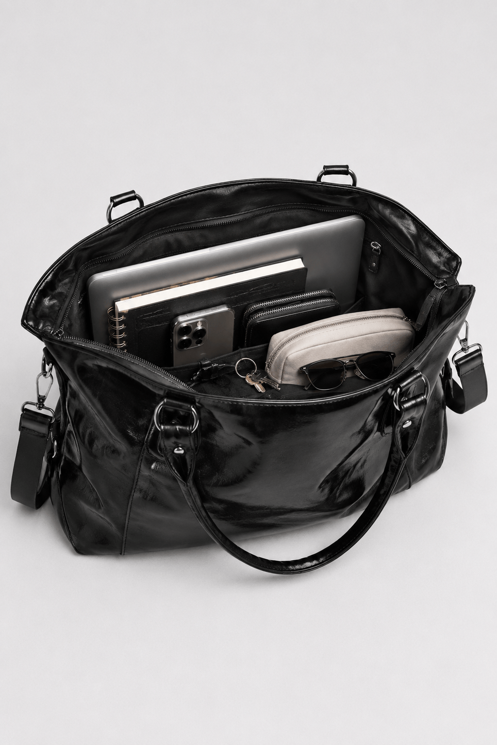 ÉLORA - Sac à Main de Cours en Cuir