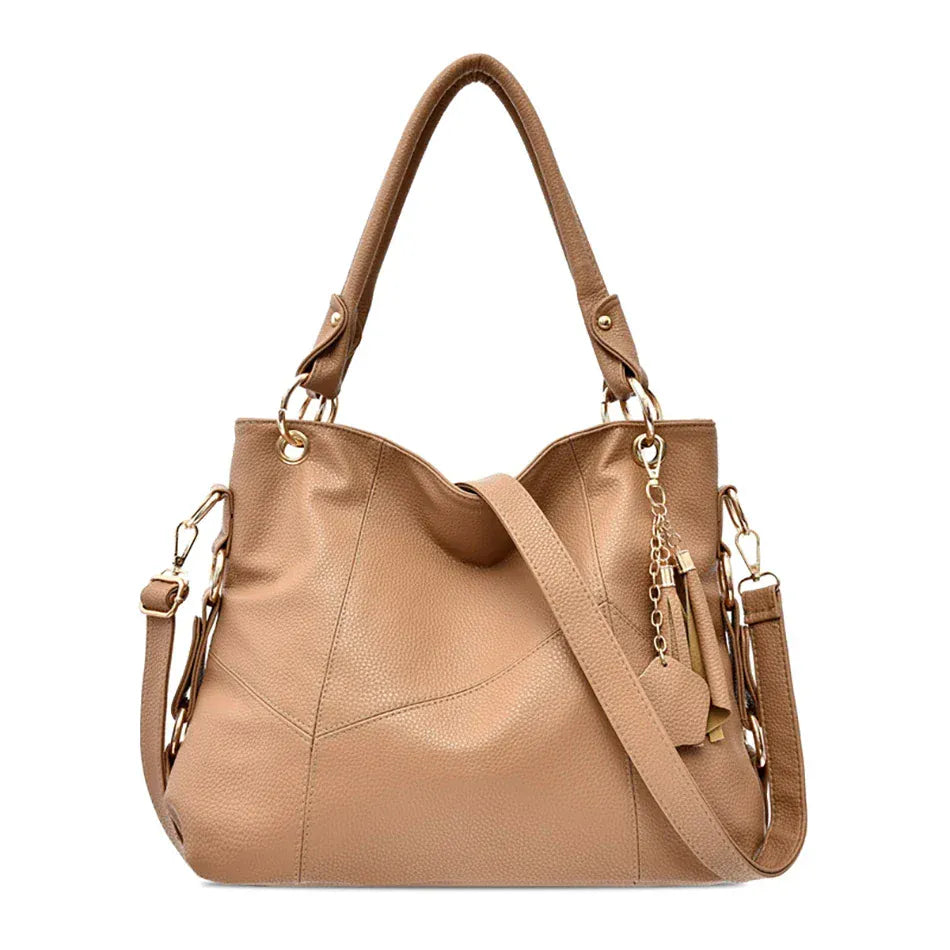 SARA sac à main de cours camel femme bandoulière tendance ordinateur 15 pouces