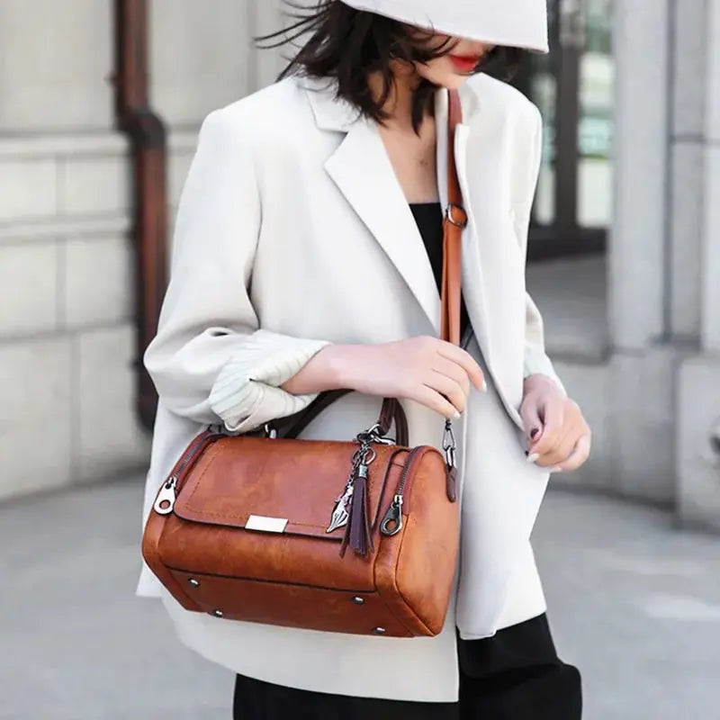 Shelya - Sac à Main Rigide Vintage